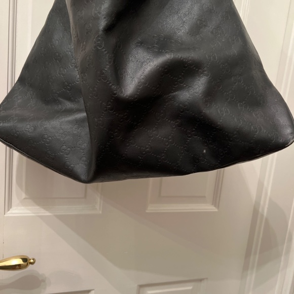 Leather Gucci Hobo shoulder horsebit bag - Picture 7 of 11
